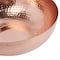 Hello Honey® 14" Copper Finish Round Hammered Metal Bowl